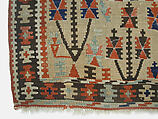 Carpet, Wool (warp and weft); tapestry weave