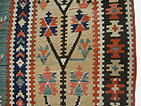 Carpet, Wool (warp and weft); tapestry weave