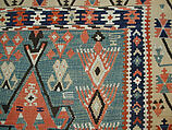Carpet, Wool (warp and weft); tapestry weave