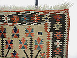 Carpet, Wool (warp and weft); tapestry weave