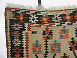 Carpet, Wool (warp and weft); tapestry weave