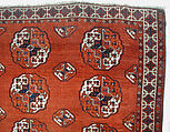 Salor Main Carpet, Wool (warp, weft, and pile), silk; asymmetrically knotted pile