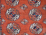 Salor Main Carpet, Wool (warp, weft, and pile), silk; asymmetrically knotted pile