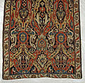 Carpet, Cotton (warp), wool (weft); symmetrically woven pile
