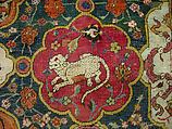 The Seley Carpet, Silk (warp), cotton (weft), wool (weft and pile); asymmetrically knotted pile 