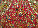 The Seley Carpet, Silk (warp), cotton (weft), wool (weft and pile); asymmetrically knotted pile 