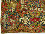 The Seley Carpet, Silk (warp), cotton (weft), wool (weft and pile); asymmetrically knotted pile 