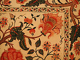Bed Cover (Palampore), Cotton; plain weave, mordant painted and dyed, resist-dyed