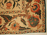 Bed Cover (Palampore), Cotton; plain weave, mordant painted and dyed, resist-dyed