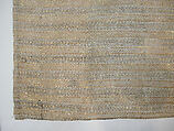 Textile Fragment, Cotton; painted and applied gold leaf