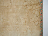 Sash (<Patka>) with a Floral Border, Cotton, silk; plain weave, embroidered