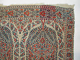 Shawl of Joined Fragments, Wool; double interlocking twill tapestry weave, pieced