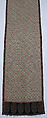 Shawl of Joined Fragments, Wool; twill weave and double interlocking twill tapestry weave