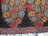 Shawl of Joined Fragments, Wool; twill weave and double interlocking twill tapestry weave