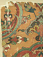 Khurasan Carpet Fragment, Cotton (warp), silk (weft), wool (weft and pile); asymmetrically knotted pile
