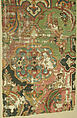Khurasan Carpet Fragment, Cotton (warp), silk (weft), wool (weft and pile); asymmetrically knotted pile