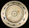 Dish with 'Kaleidoscope' Design, Stonepaste; polychrome painted under transparent glaze