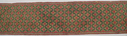 Sash (Patka), Silk, metal wrapped thread; tapestry weave