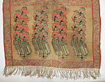 Sash (Patka), Silk, metal wrapped thread; tapestry weave