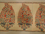 Panel from a Shawl, Pashmina wool; double interlocking twill tapestry weave