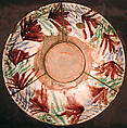 Dish, Stonepaste; underglaze painted