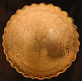 Bowl, Earthenware; slip-covered, glazed