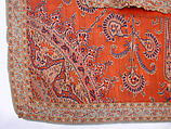Shawl of Joined Fragments, Wool; tapestry weave, pieced