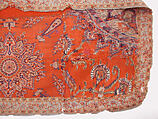 Shawl of Joined Fragments, Wool; tapestry weave, pieced