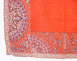 Shawl of Joined Fragments, Wool; tapestry weave, pieced