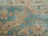 Kalamkari Hanging with Figures in an Architectural Setting, Cotton; plain weave, mordant-painted and dyed, resist-dyed