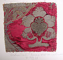 Textile Fragment, Silk, metal thread