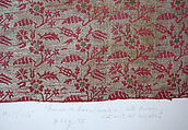 Textile Fragment, Silk, metal thread