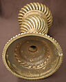 Spittoon or Incense Burner, Brass; cast in sections, joined, engraved