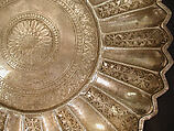 Plate, Silver; cast, pierced, engraved