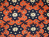 Carpet, Wool (warp, weft and pile); symmetrically knotted pile