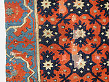 Carpet, Wool (warp, weft and pile); symmetrically knotted pile