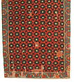 Carpet, Wool (warp, weft and pile); symmetrically knotted pile