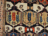 Carpet, Wool (warp, weft, pile); symmetrically knotted pile
