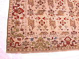 Bird carpet, Wool (warp, weft and pile); symmetrically knotted pile