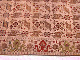 Bird carpet, Wool (warp, weft and pile); symmetrically knotted pile