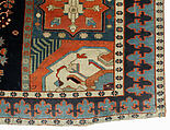 Garden Carpet, Cotton (warp and weft), wool (pile); symmetrically knotted pile