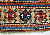 Star Kazak Carpet, Wool (warp, weft, and pile); symmetrically knotted pile