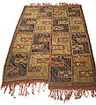 Dragon Carpet, Wool (warp, weft and pile), supplementary weft brocaded (soumak)