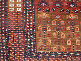 Tent Door Hanging (Ensi), Wool (warp, weft and pile), cotton (pile); symmetrically knotted pile