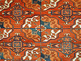 Tekke Main Carpet, Wool (warp), wool (weft and pile); asymmetrically knotted pile