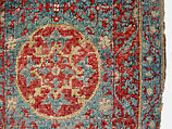 Mamluk Carpet, Wool, (warp, weft and pile); asymmetrically knotted pile