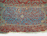 Mamluk Carpet, Wool, (warp, weft and pile); asymmetrically knotted pile