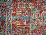 Mamluk Carpet, Wool, (warp, weft and pile); asymmetrically knotted pile