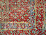 Mamluk Carpet, Wool, (warp, weft and pile); asymmetrically knotted pile