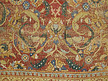 Carpet, Wool (warp, weft and pile), asymmetrically knotted pile